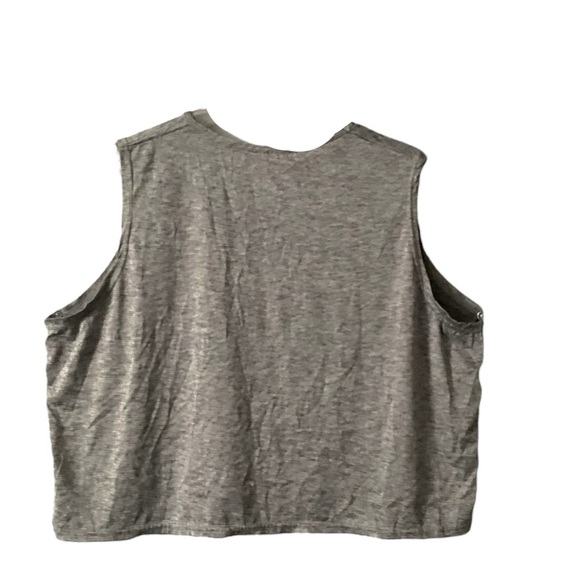 Real Essentials Racerback Activewear Tank Tops Blue Gray Navy Lightweight SZ 2XL - Picture 6 of 10